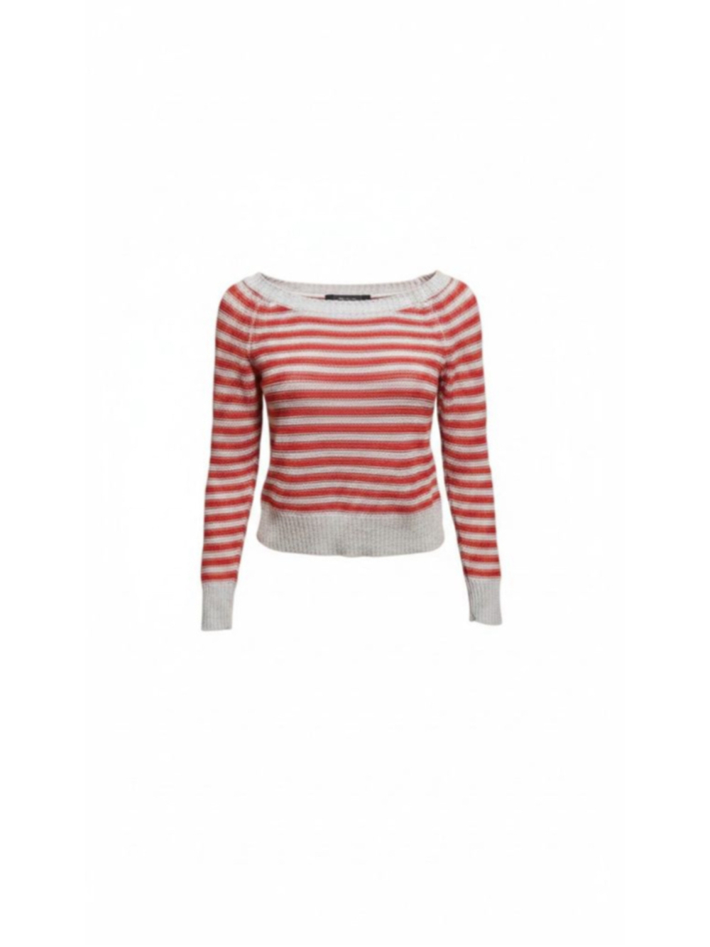 BCBG MAXAZRIA Striped Knitted Sweater